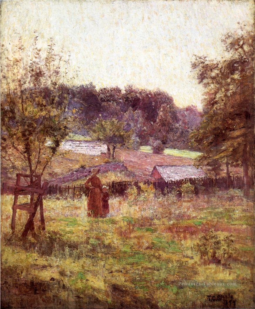 A midi Impressionniste Indiana paysages Théodore Clement Steele Peintures à l'huile